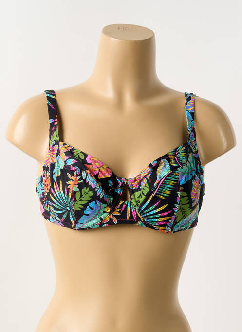 Sutien de costum de baie negru ANTIGEL femeie