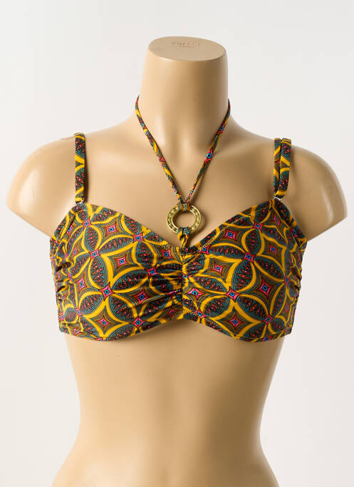 Sutien de costum de baie galben ANTIGEL femeie