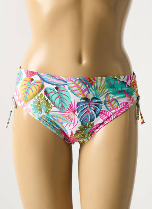 Chiloți de baie alb ANTIGEL femeie