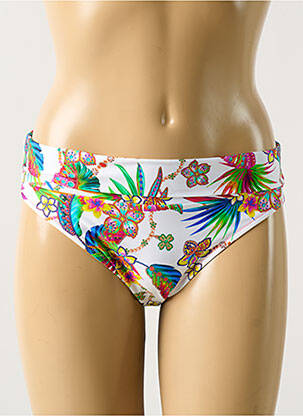 Chiloți de baie alb ANTIGEL femeie