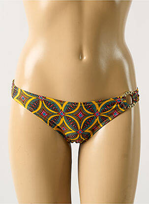 Chiloți de baie galben ANTIGEL femeie