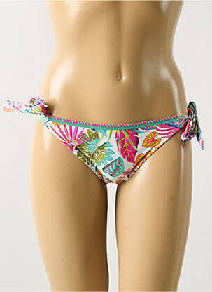 Chiloți de baie alb ANTIGEL femeie