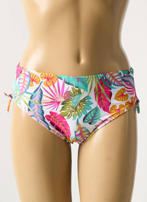 Chiloți de baie alb ANTIGEL femeie