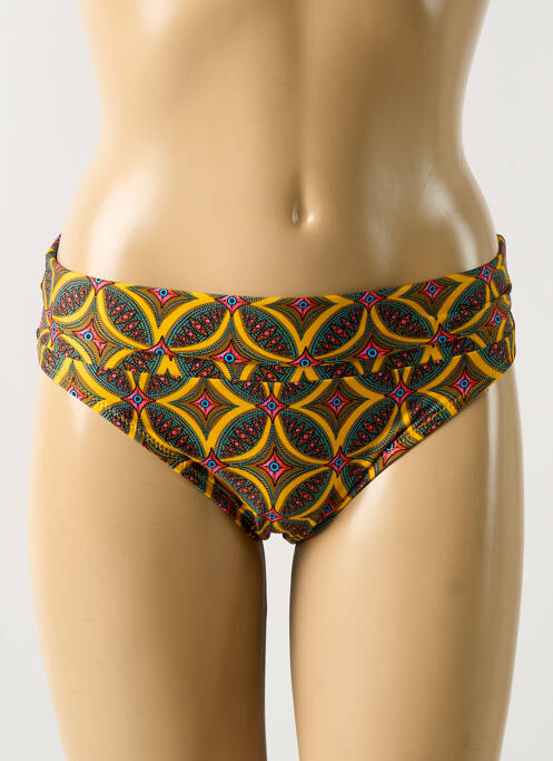 Chiloți de baie galben ANTIGEL femeie