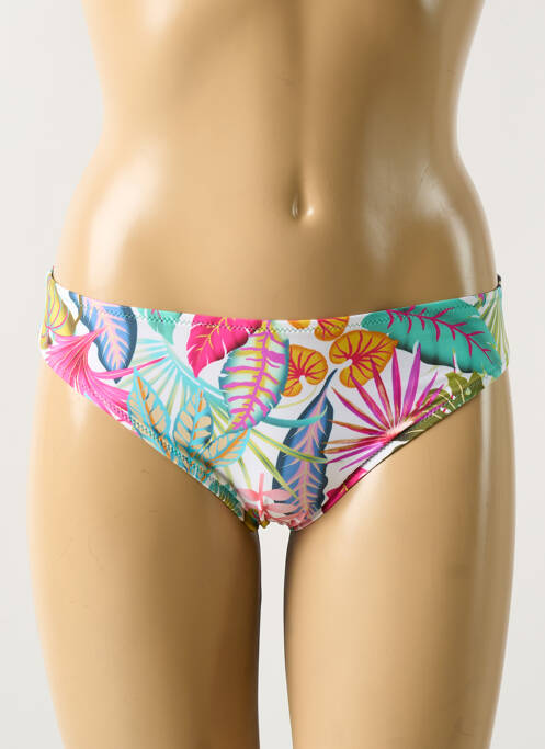 Chiloți de baie alb ANTIGEL femeie