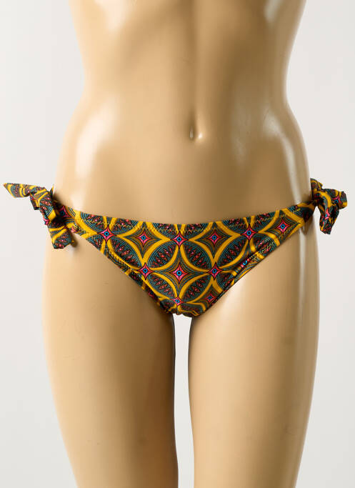 Chiloți de baie galben ANTIGEL femeie