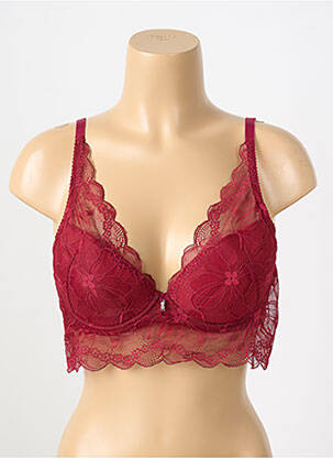 Sutien top sutien push-up top sutien push-up roșu GORTEKS femeie