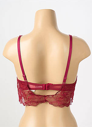 Sutien top sutien push-up top sutien push-up roșu GORTEKS femeie