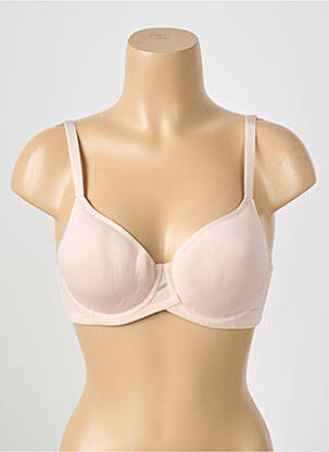 Sutien efect material satinat top sutien modelat roz GORTEKS femeie