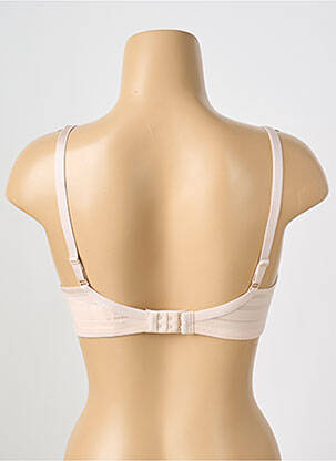 Sutien efect material satinat top sutien modelat roz GORTEKS femeie
