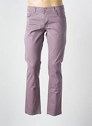 Pantalon slim elasticitate mărime normală violet LCDN bărbat