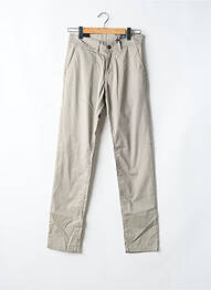 Pantalon chino țesătură poplin mărime normală bej IMPAQT homme