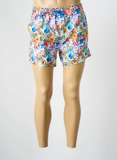 Șort de baie alb R2 AMSTERDAM bărbat