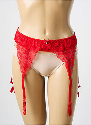 Corset/Jartieră roșu GORTEKS femeie