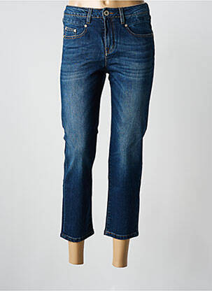 Pantalon trei sferturi albastru DENIM STUDIO femeie