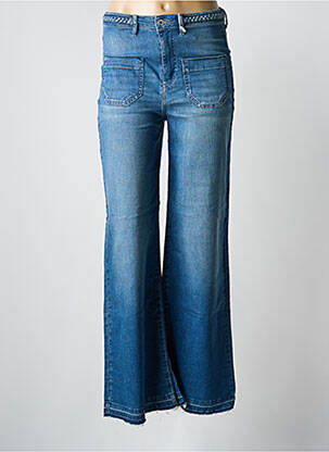 Blugi cu croială largă albastru HAPPY femeie