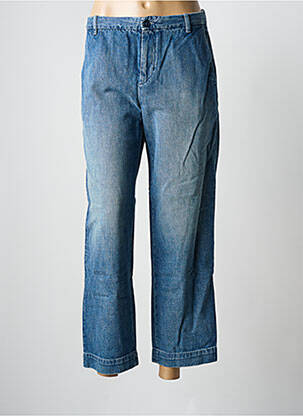 Blugi cu croială dreaptă albastru FIVE femeie