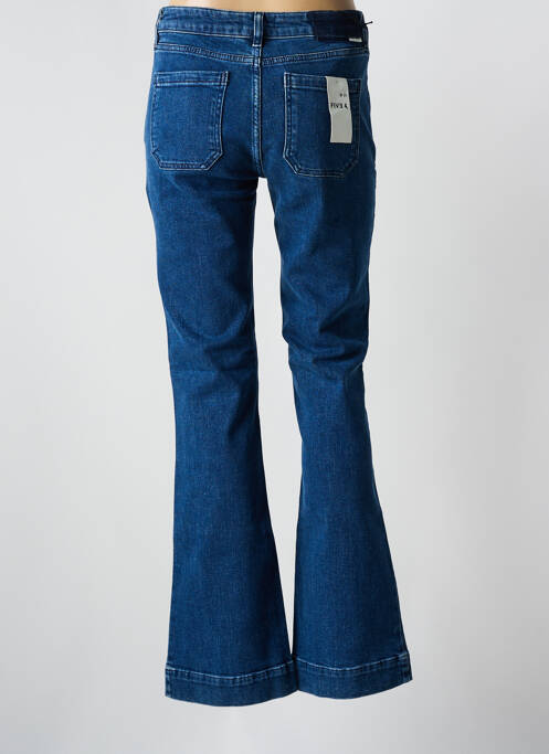 Blugi cu croială evazată albastru FIVE femeie