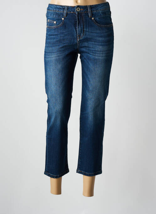 Pantalon trei sferturi albastru DENIM STUDIO femeie