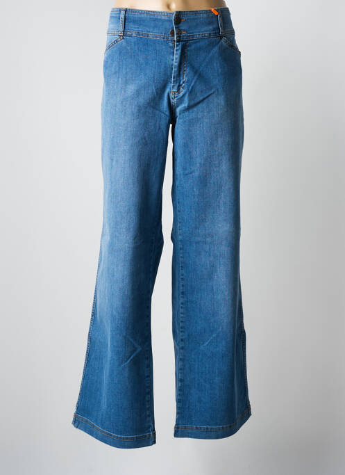 Blugi cu croială largă albastru HAPPY femeie