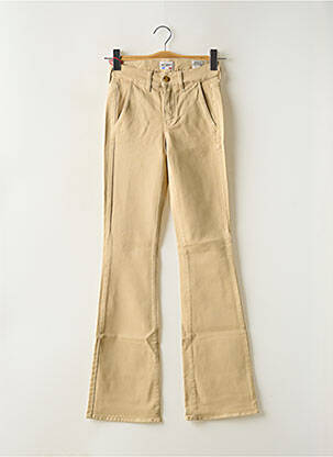 Blugi cu croială dreaptă bej HAPPY femeie