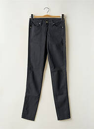 Pantalon slim țesătură poplin mărime normală gri DENIM STUDIO femeie
