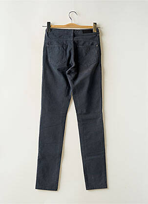 Pantalon slim țesătură poplin mărime normală gri DENIM STUDIO femeie