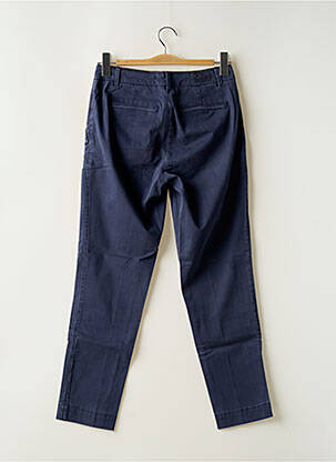 Pantalon chino țesătură poplin mărime normală albastru JANE BLUE femeie