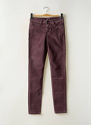 Pantalon slim elasticitate mărime normală violet DENIM STUDIO femeie