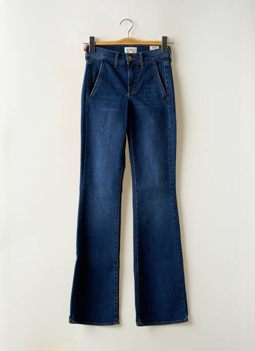 Blugi cu croială dreaptă albastru HAPPY femeie