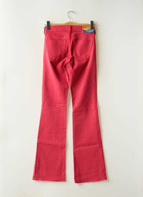 Blugi cu croială dreaptă roz HAPPY femeie