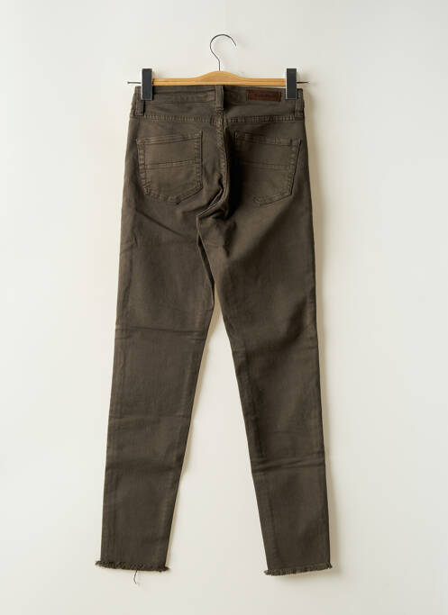 Blugi cu croială slim verde DENIM STUDIO femeie