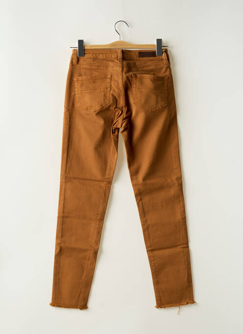 Blugi cu croială slim maro DENIM STUDIO femeie