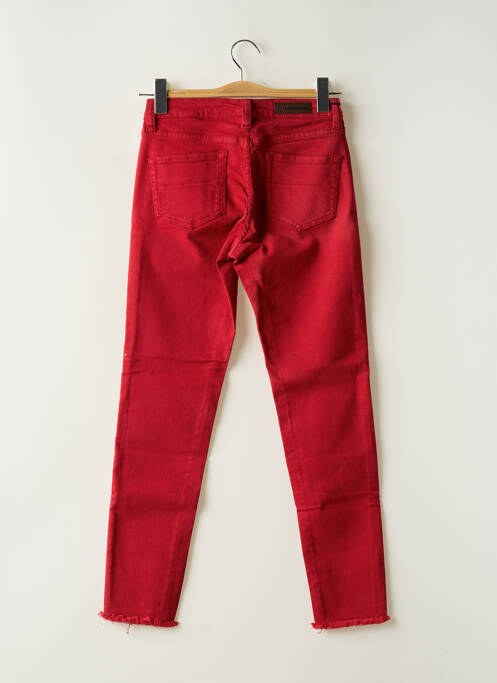 Blugi cu croială slim roșu DENIM STUDIO femeie