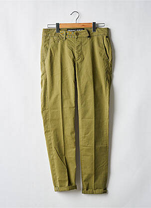 Pantalon chino elasticitate mărime normală verde FREEMAN T.PORTER bărbat