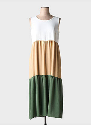 Rochie lungă bej BATIDA femeie