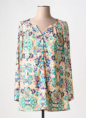 Tunică mâneci lungi albastru SURKANA femeie