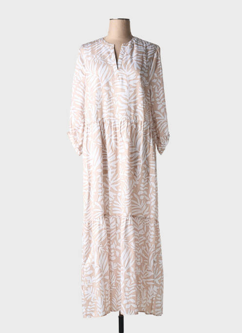 Rochie lungă bej JUSTWHITE femeie