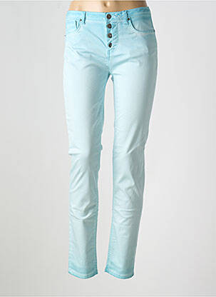 Blugi skinny elasticitate talie joasă albastru SO SOON femeie