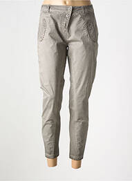 Pantalon 7/8 elasticitate talie joasă maro SANDWICH femme