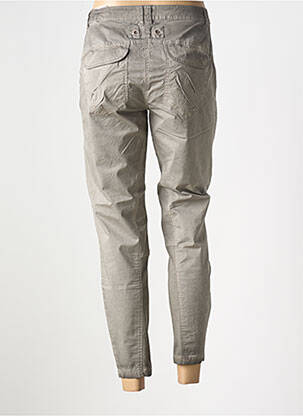 Pantalon 7/8 elasticitate talie joasă maro SANDWICH femeie