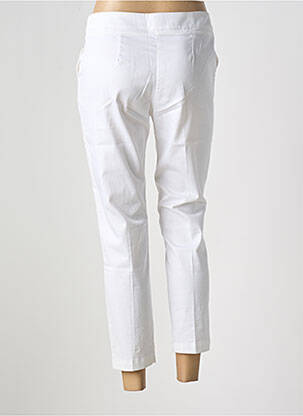 Pantalon 7/8 talie cu cleme mărime normală alb XT STUDIO femeie