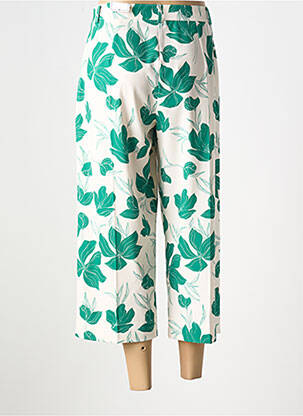 Pantalon 7/8 talie cu cleme mărime normală verde XT STUDIO femeie