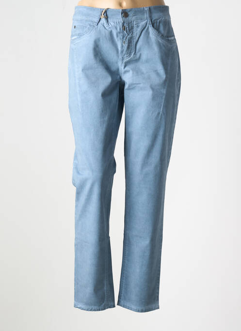 Pantalon slim talie joasă talie joasă albastru ANNA MONTANA femme