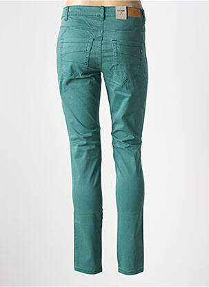 Pantalon slim talie joasă talie joasă verde CREAM femeie