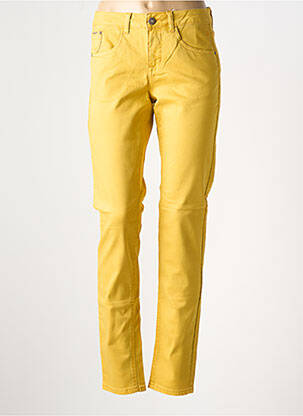 Blugi cu croială slim galben CREAM femeie
