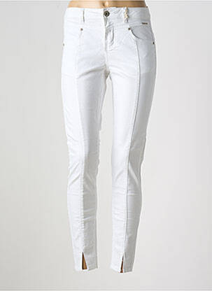 Blugi skinny talie înaltă talie înaltă alb CREAM femeie