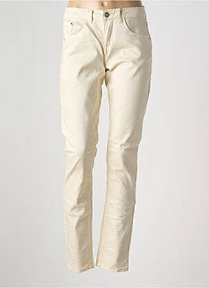 Blugi cu croială slim bej CREAM femeie