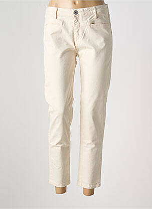 Blugi cu croială slim bej DENIM STUDIO femeie