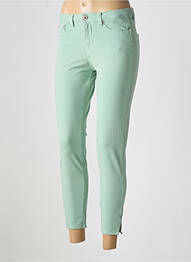 Blugi cu croială slim talie joasă talie joasă verde DENIM STUDIO femeie